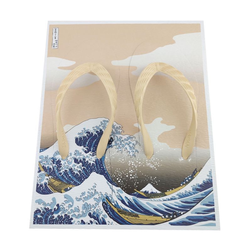 UKIYOE Flip Flops  (Katsushika Hokusai-1)